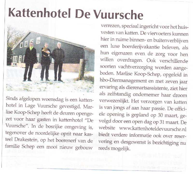 Kattenhotel de Vuursche